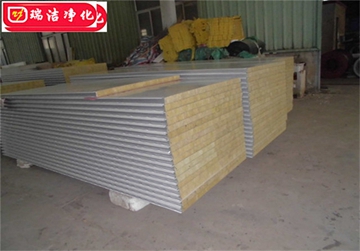 彩鋼板，巖棉夾芯板，